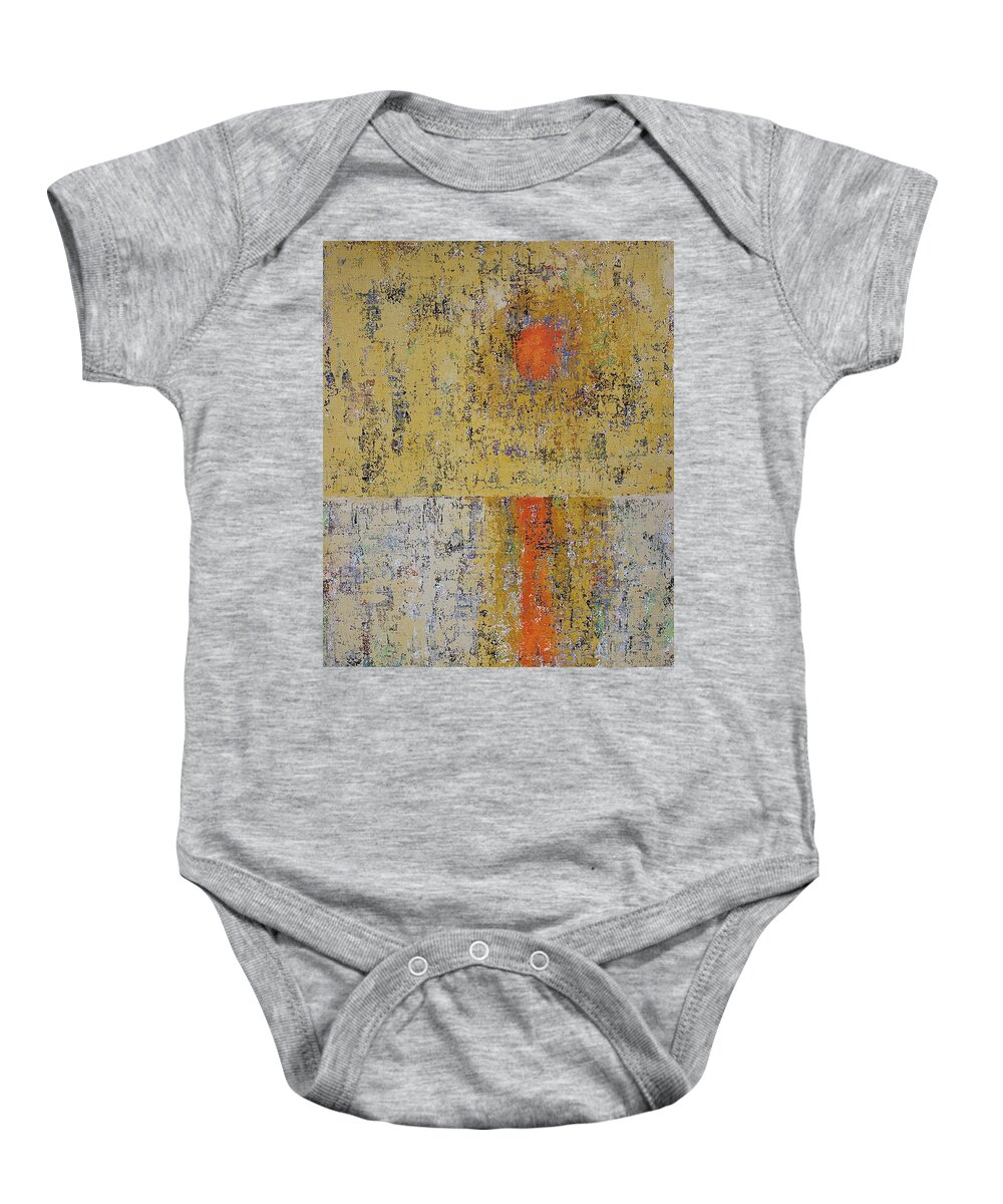 Tidepool Baby Onesie featuring the painting Tidepool Reflection original painting SOLD by Sol Luckman