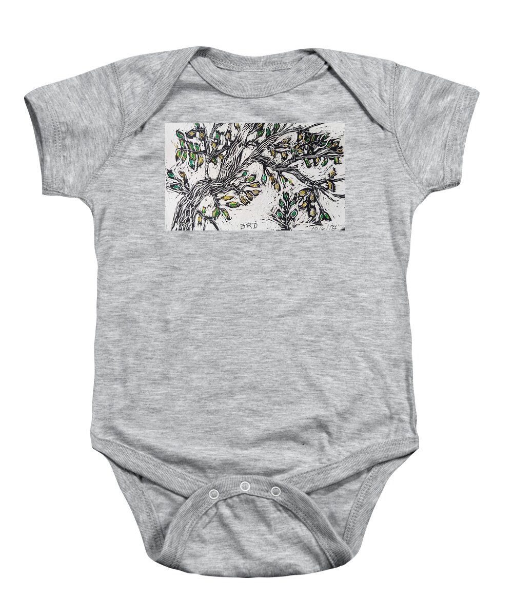 Tree Baby Onesie featuring the photograph Tree Branches by Branwen Drew