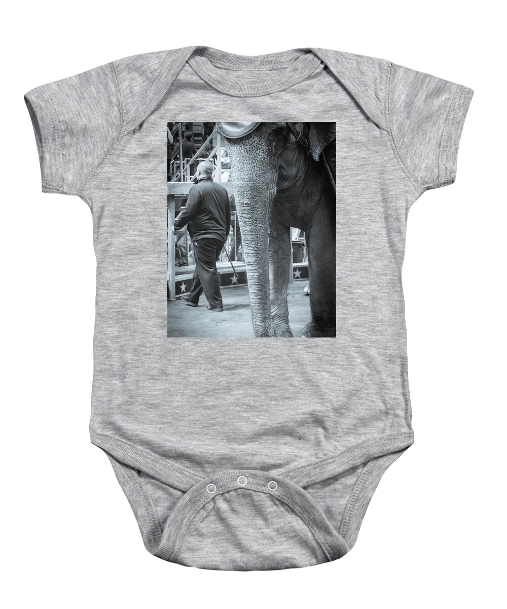 Elephant Baby Onesie featuring the photograph Trunk by Phil S Addis