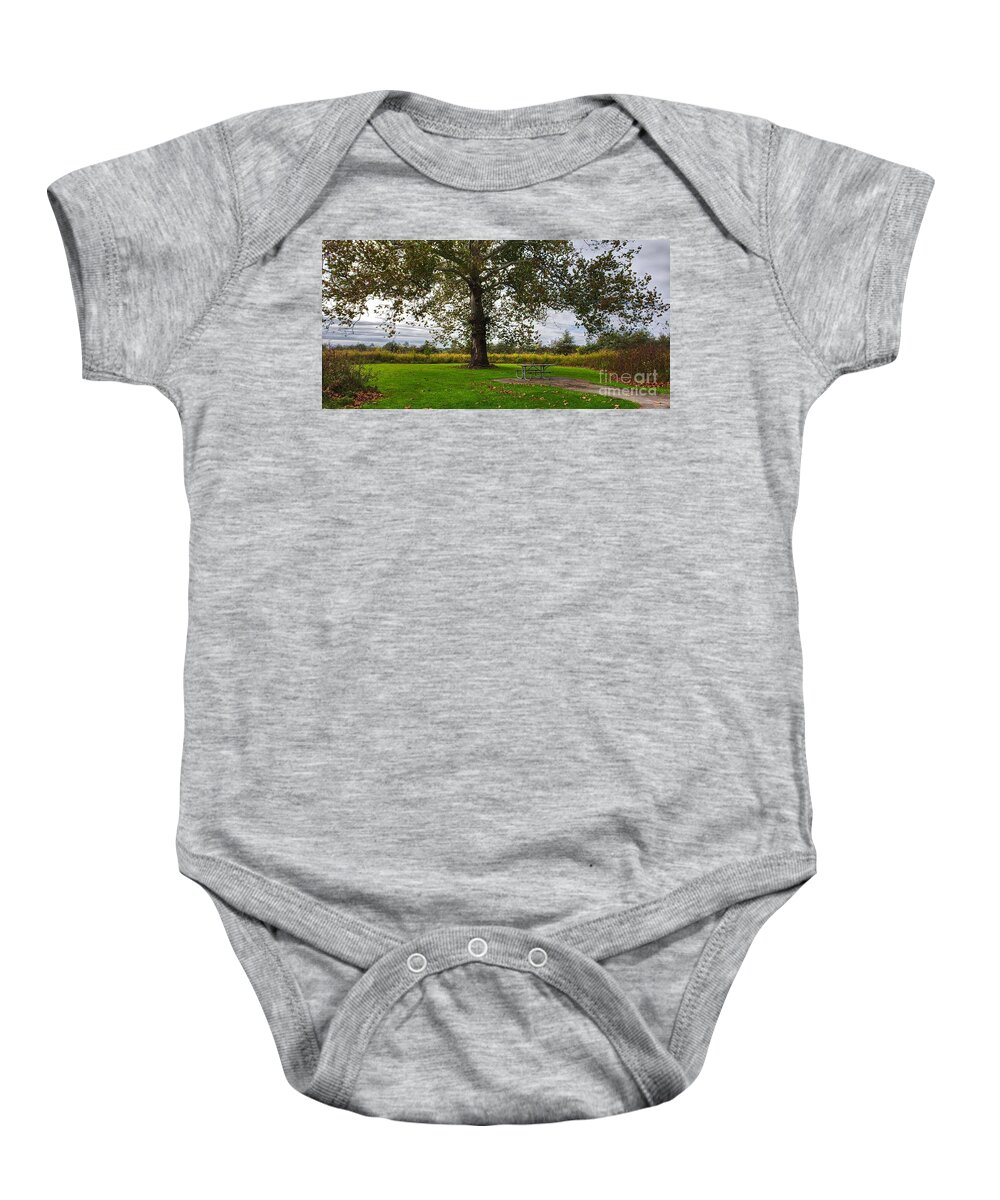 Nature Baby Onesie featuring the photograph Walnut Woods Tree - 1 by Jeremy Lankford