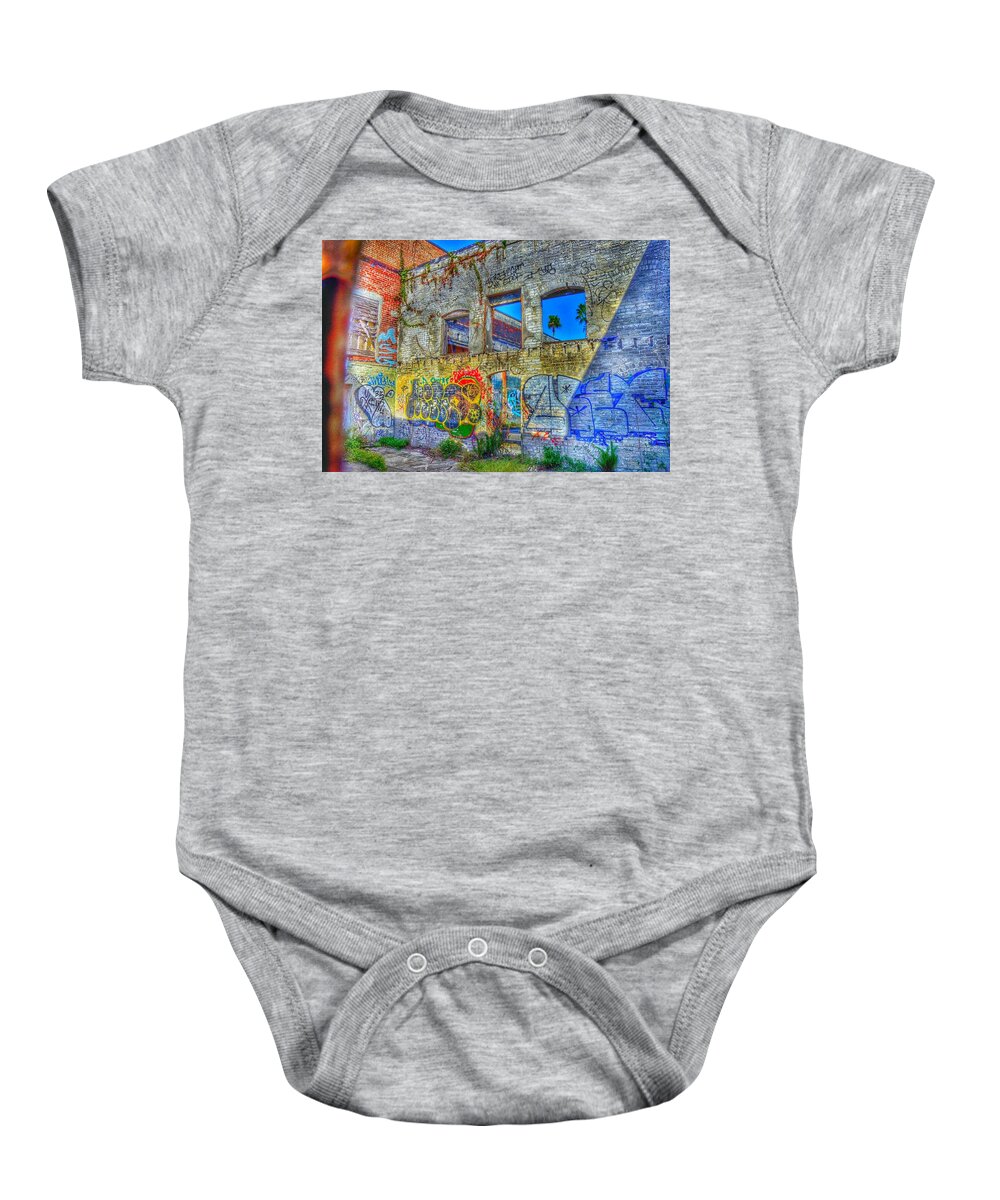 Tampa Baby Onesie featuring the photograph Ybor City by Alison Belsan Horton