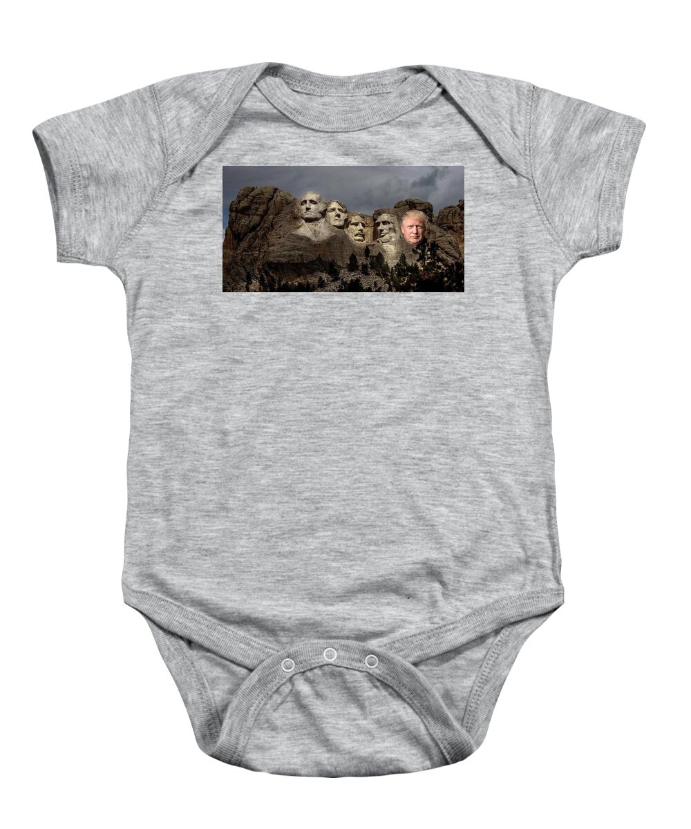 American Baby Onesie featuring the photograph American Monuments by Action