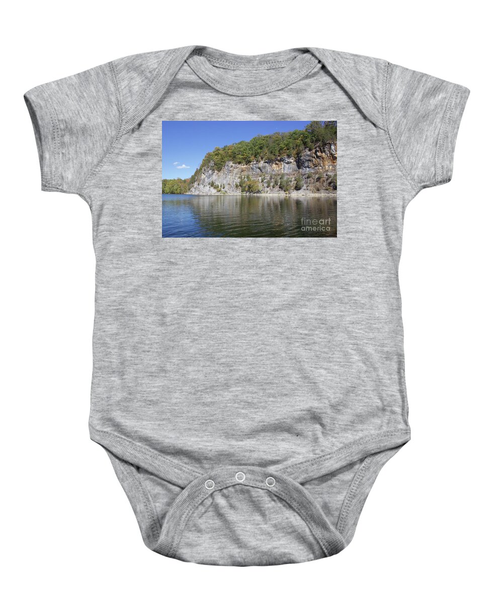 Baby Onesie featuring the photograph Compton Rapids by Annamaria Frost