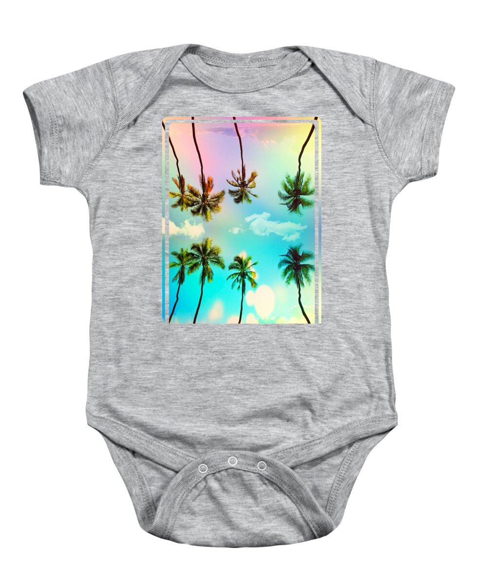 Venice Beach Baby Onesie featuring the digital art Florida by Mark Ashkenazi