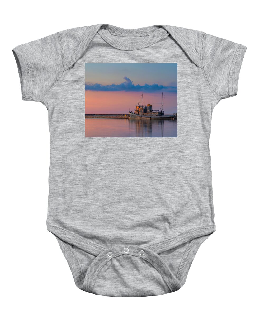 Sunset Baby Onesie featuring the photograph Golden Sunset #2 by Rod Best