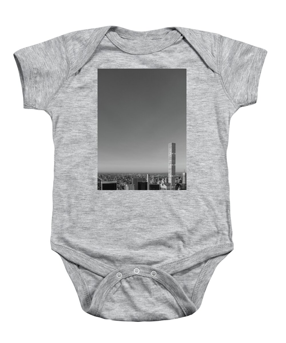 New York Baby Onesie featuring the photograph Midtown Manhattan #1 by Alberto Zanoni