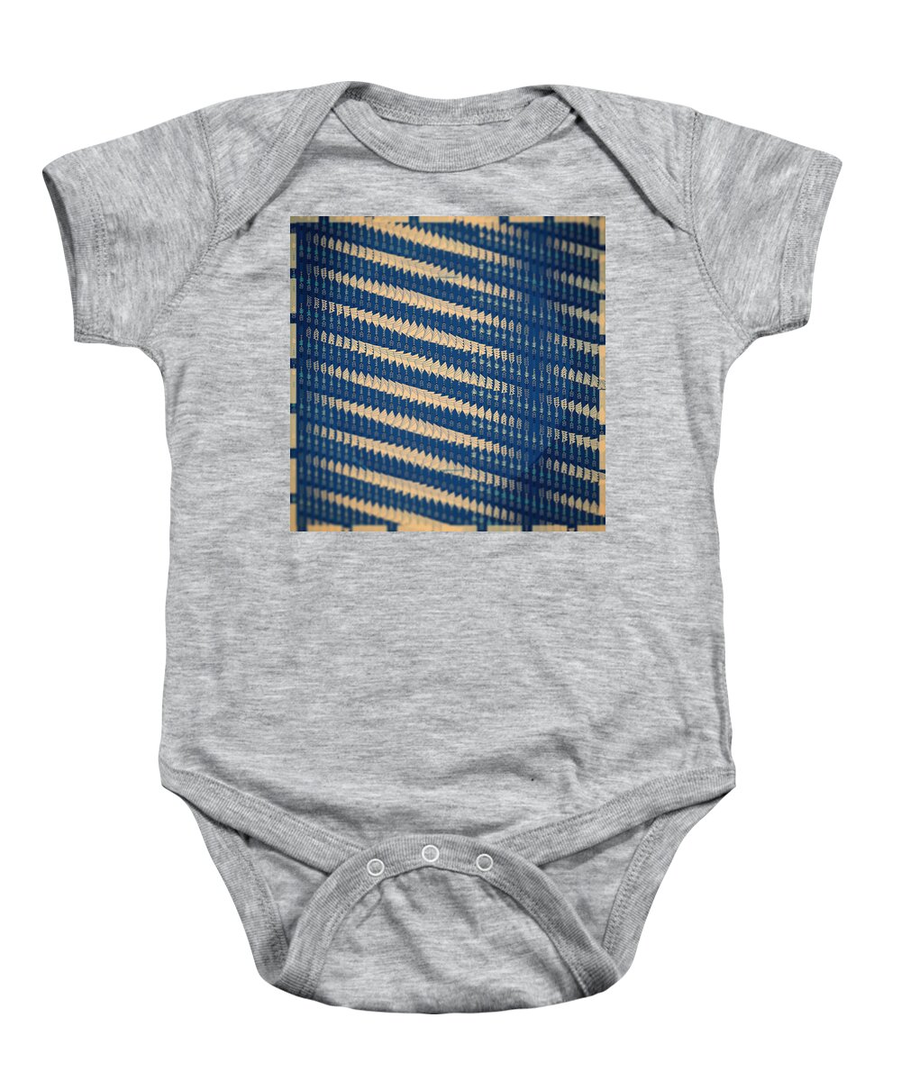 Abstract Baby Onesie featuring the digital art Pattern 37 by Marko Sabotin