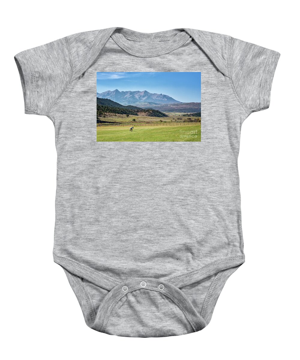 Pleasant Valley Baby Onesie featuring the photograph Pleasant Valley #2 by Priscilla Burgers
