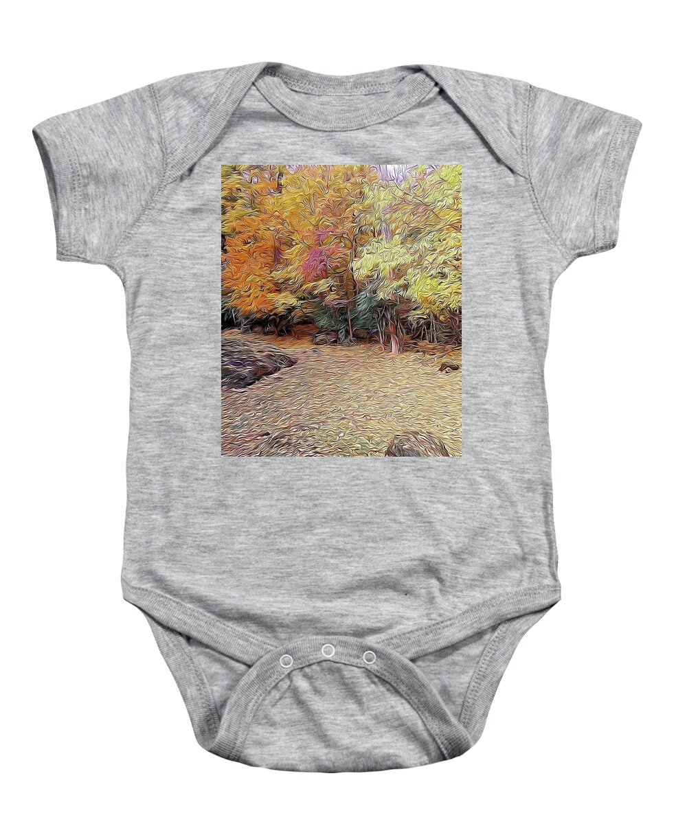 Trees Baby Onesie featuring the photograph The View by Joe Kozlowski