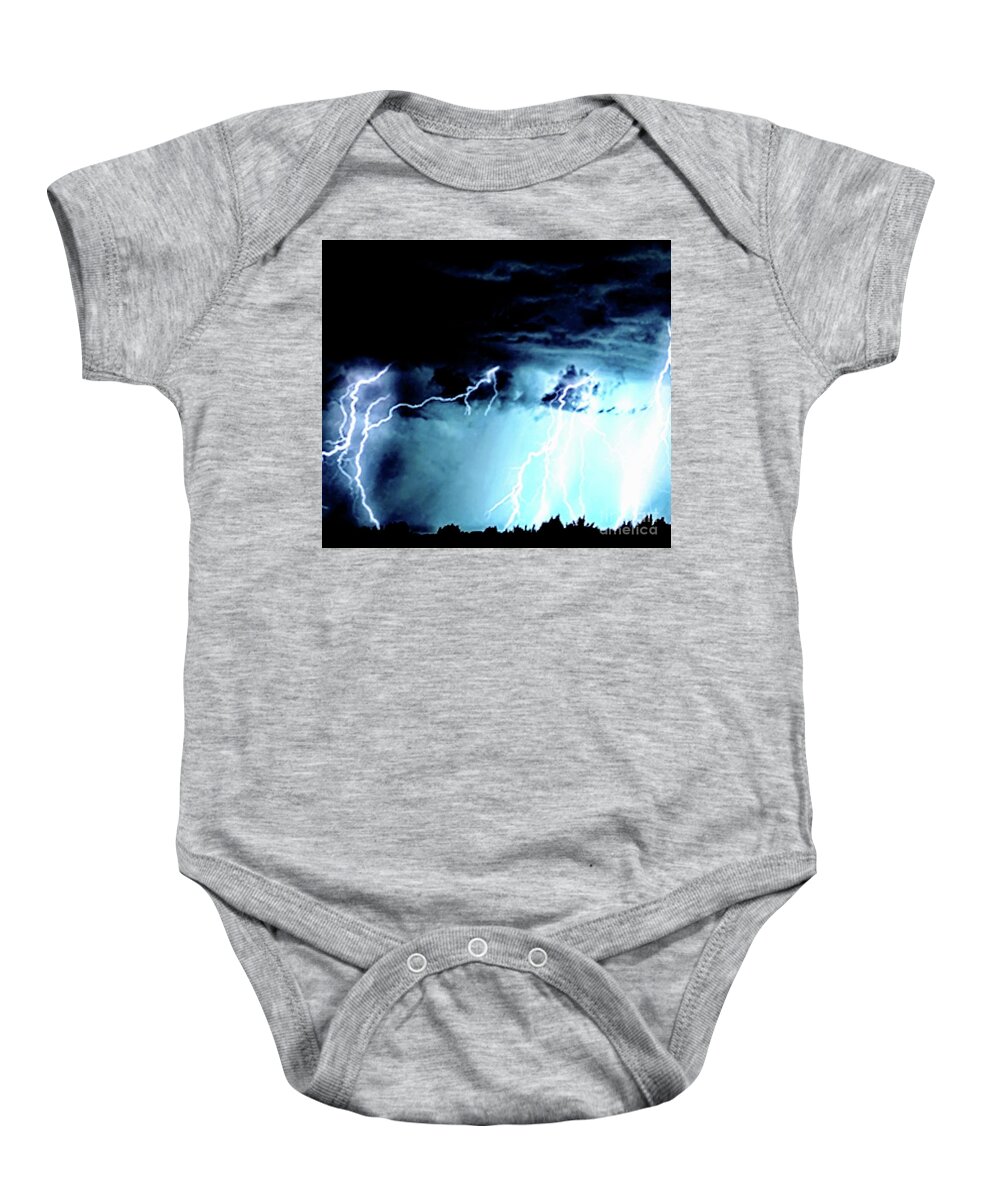 Flower Baby Onesie featuring the photograph sky #2 by Yvonne Padmos