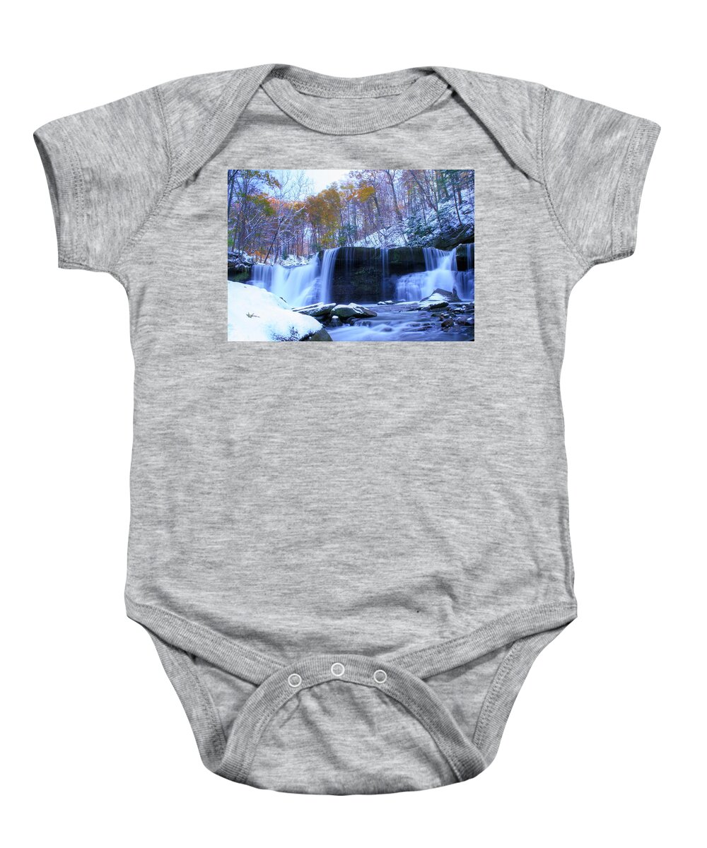  Baby Onesie featuring the photograph Great Falls by Brad Nellis