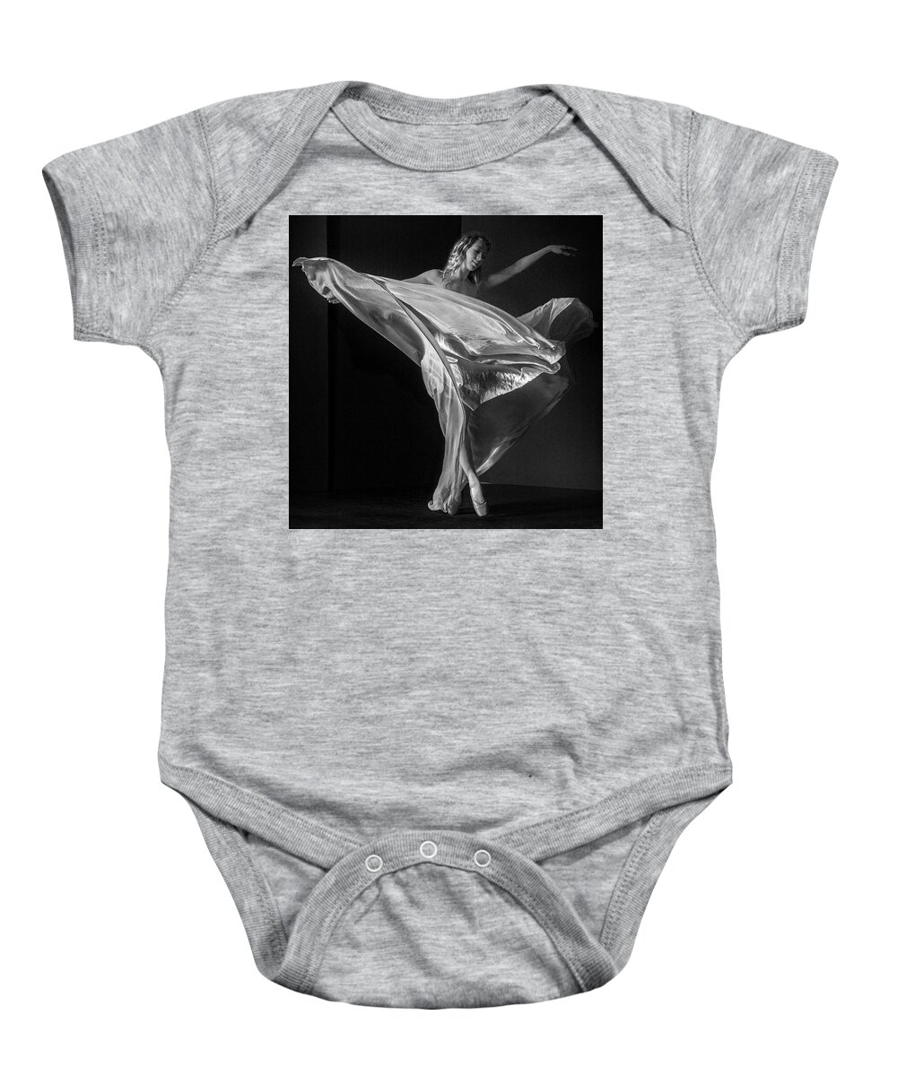 Published Baby Onesie featuring the photograph A Moment in Movement by Enrique Pelaez