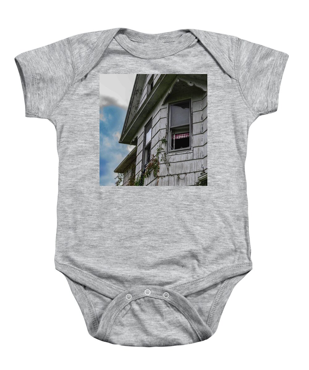 Architecture Baby Onesie featuring the photograph A Time Forgotten by Brian Shoemaker