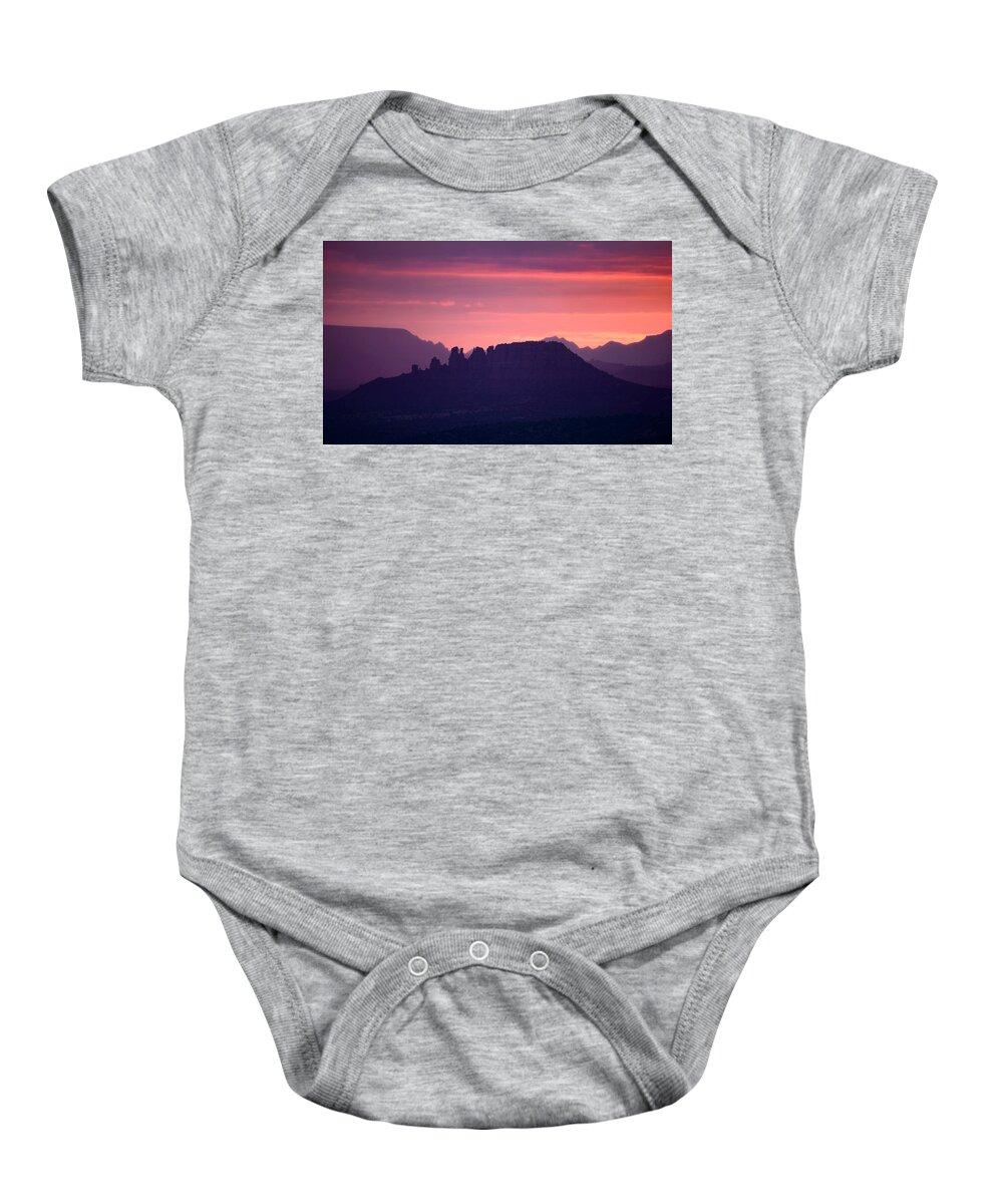 Arizona Baby Onesie featuring the photograph Airport View by James Covello
