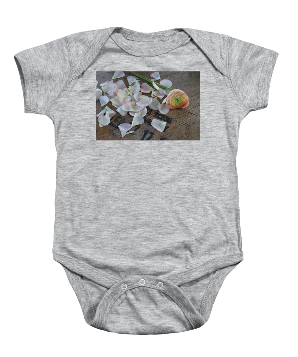 Bouquet Of Flowers Baby Onesie featuring the photograph An Explosion of Petals by David T Wilkinson
