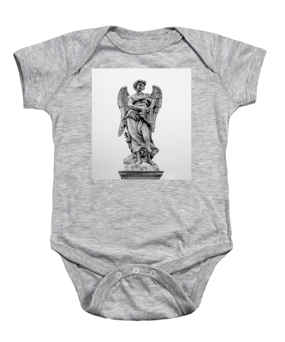 Angel Baby Onesie featuring the photograph Angel With The Whips by David Downs