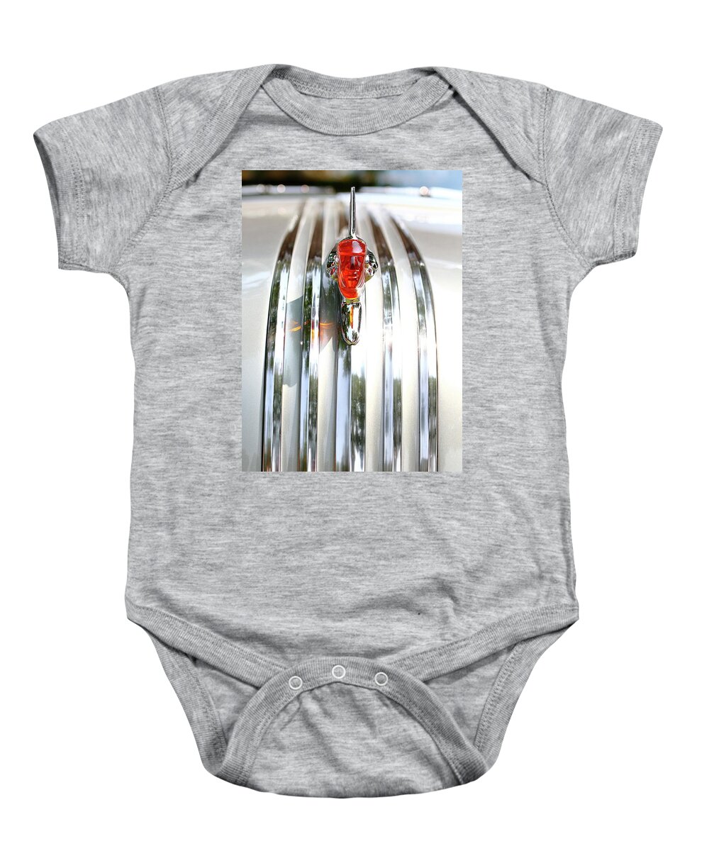 Pontiac Baby Onesie featuring the photograph Art Deco Chief by Lens Art Photography By Larry Trager