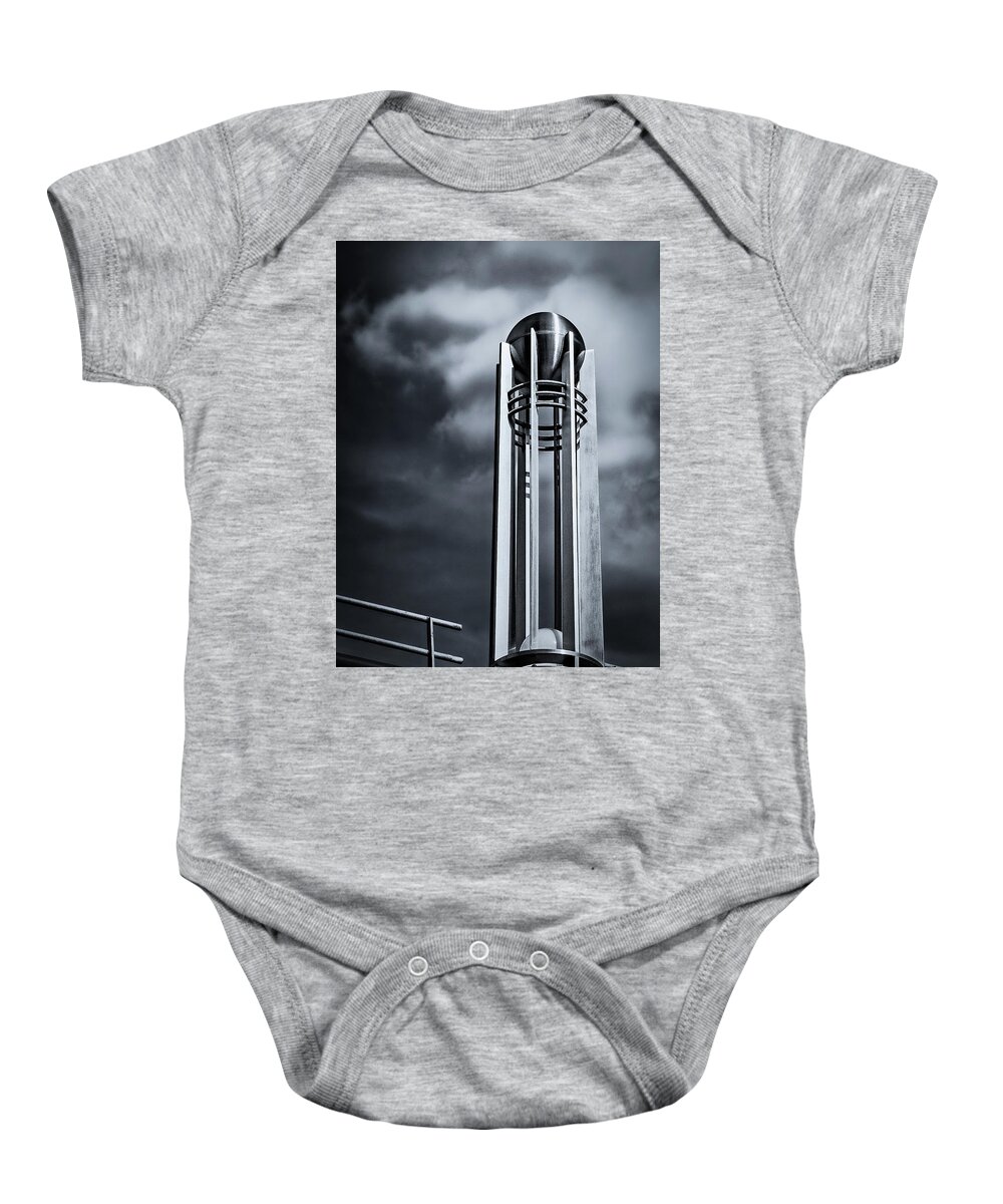 Art Deco Baby Onesie featuring the photograph Art Deco Light by Mike Schaffner