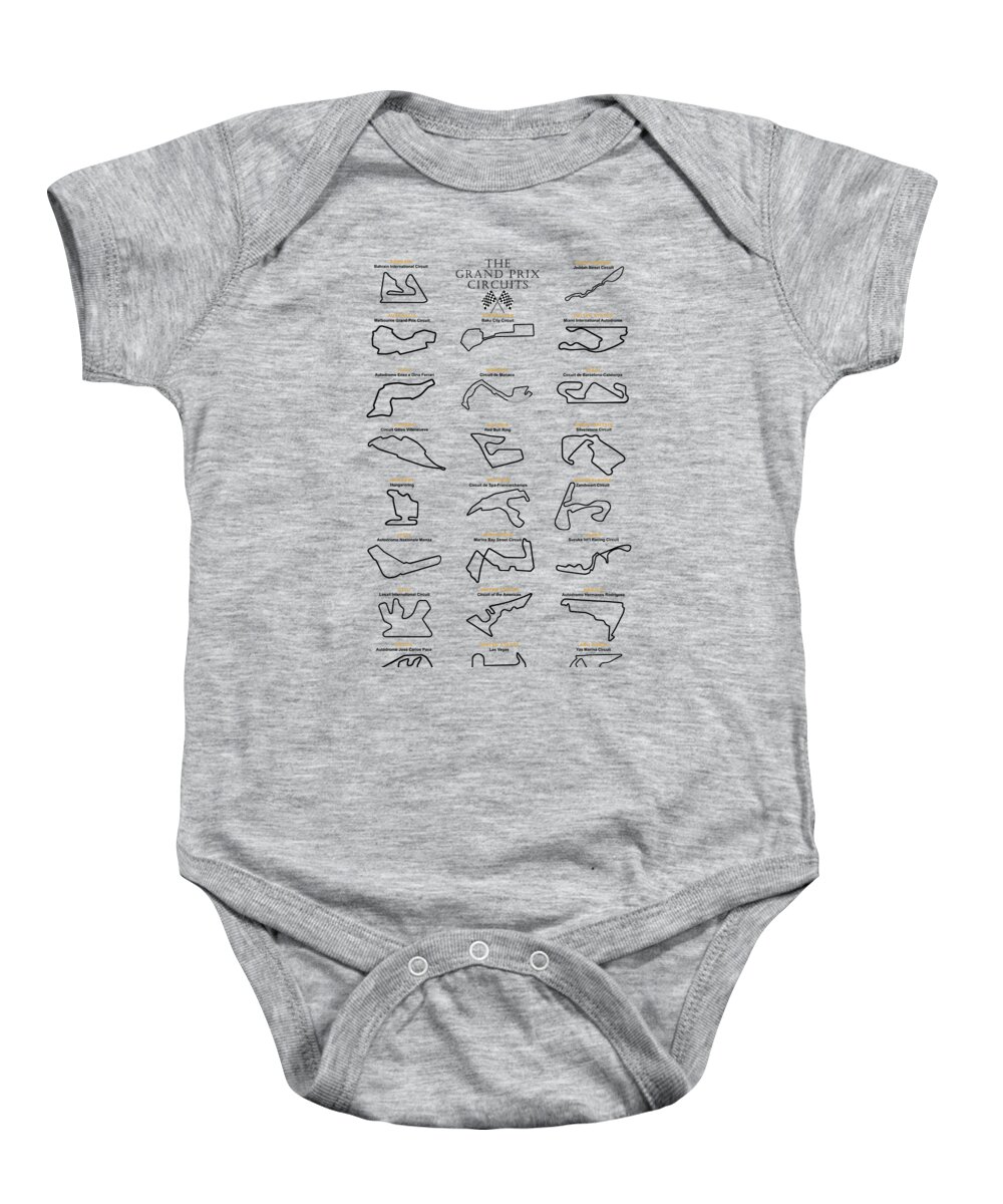 Circuit Of The Americas Baby Onesie featuring the photograph The Grand Prix Circuits by Mark Rogan