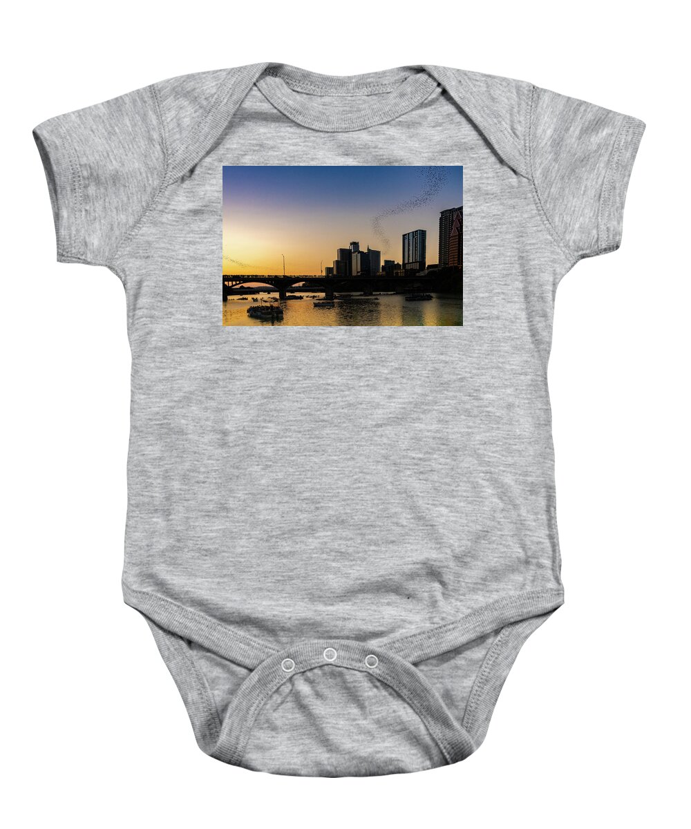 2019 Baby Onesie featuring the photograph Austin Bats by Erin K Images