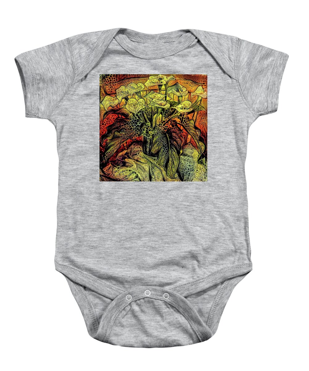 Autumn Baby Onesie featuring the painting Autumn Awakes by Jeremy Holton