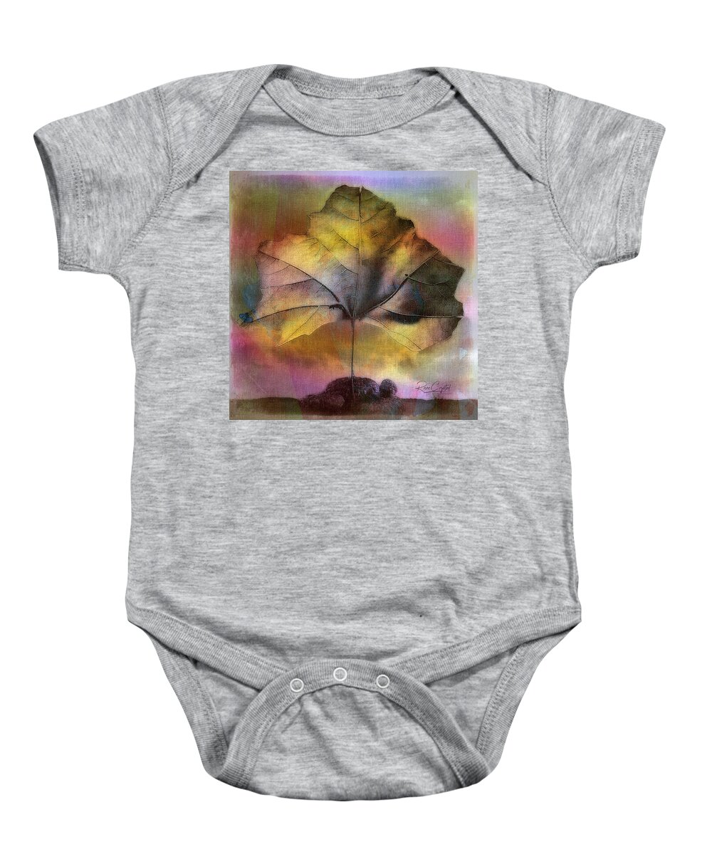 Autumn Baby Onesie featuring the photograph Autumn's Glory by Rene Crystal