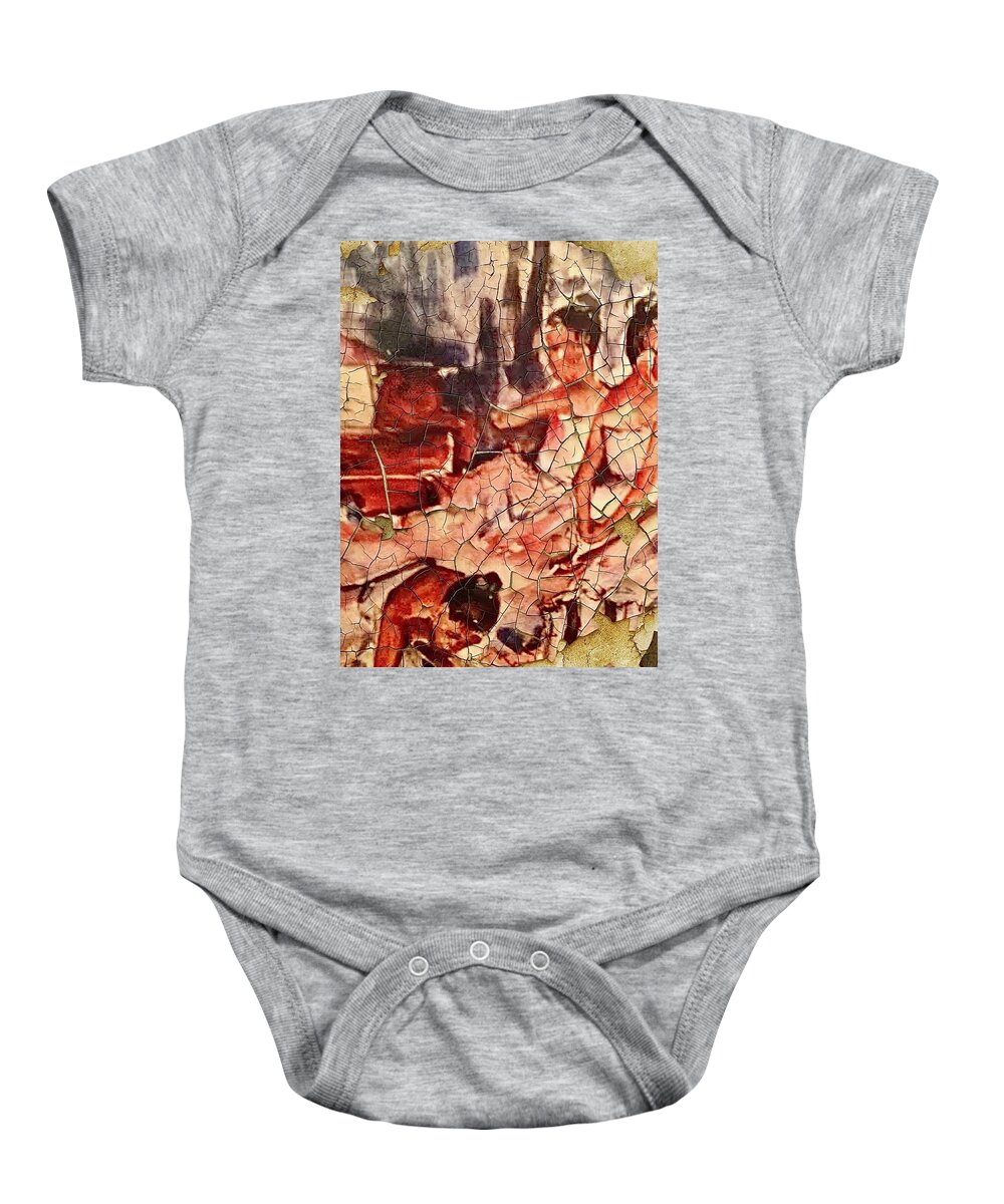  Baby Onesie featuring the painting Ballerina 2.0 by Angie ONeal