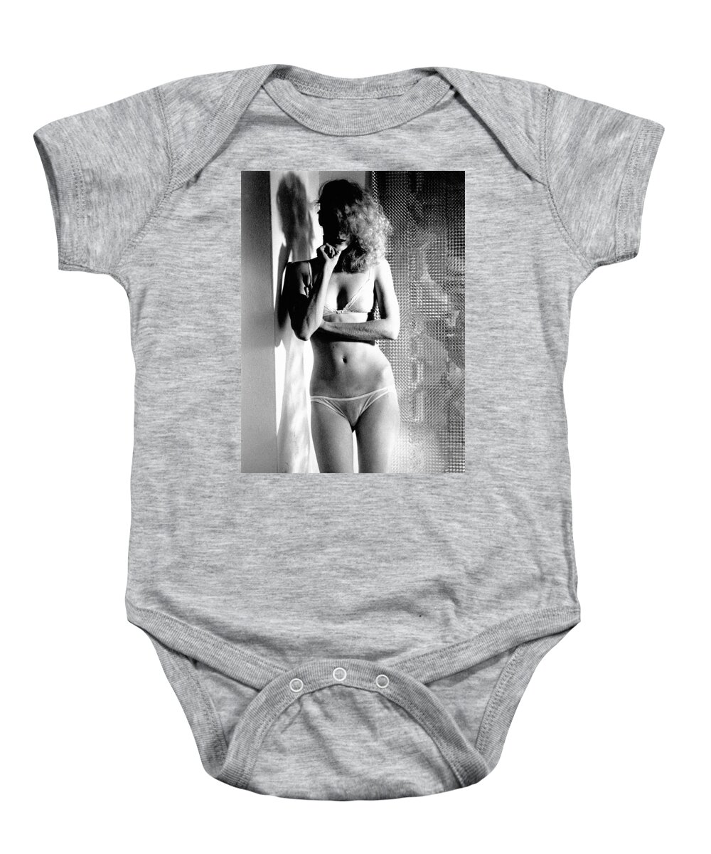 Glamour Baby Onesie featuring the photograph Basic Instinct by Steven Huszar