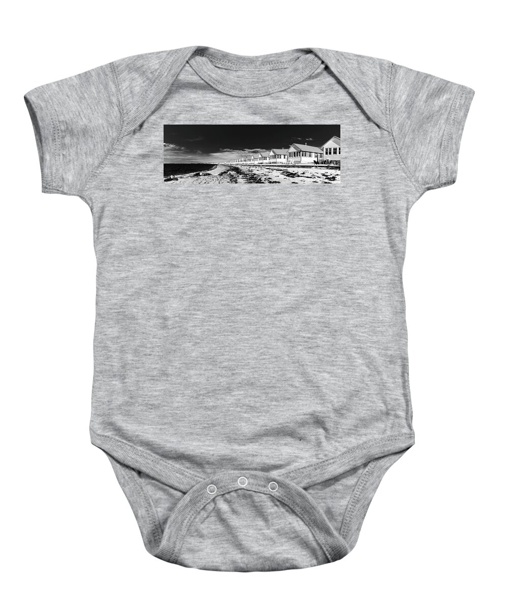 Cape Cod Baby Onesie featuring the photograph Beach Houses by David Lee