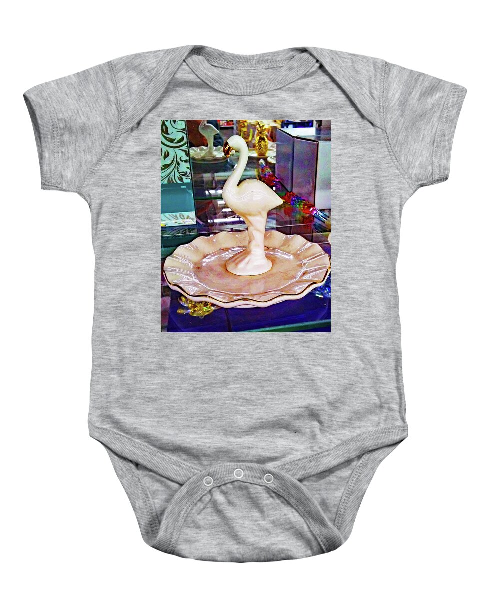 Birds Baby Onesie featuring the photograph Bird Dish by Andrew Lawrence