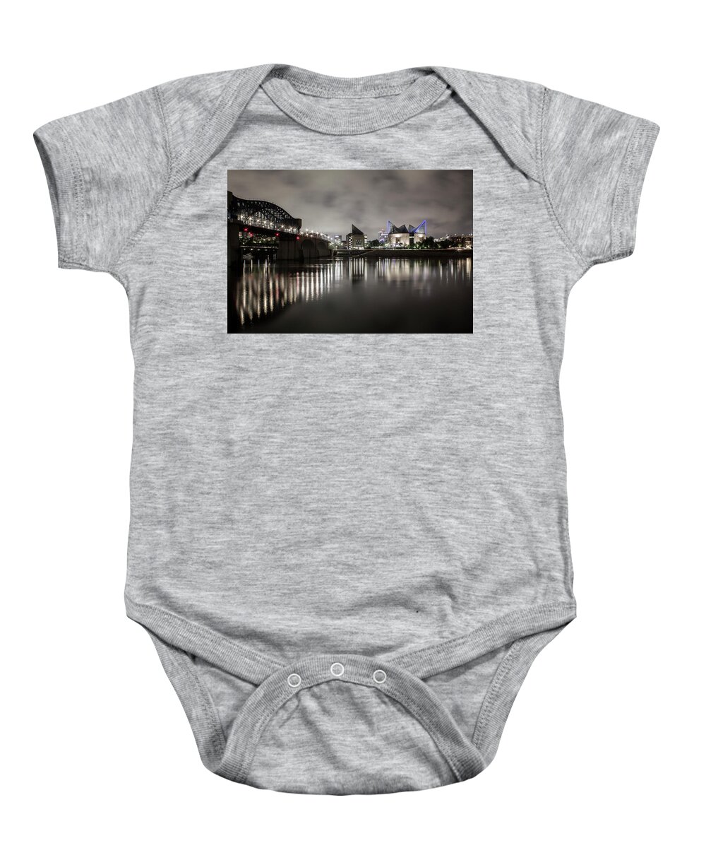  Baby Onesie featuring the photograph Black River by Bobby Ryan