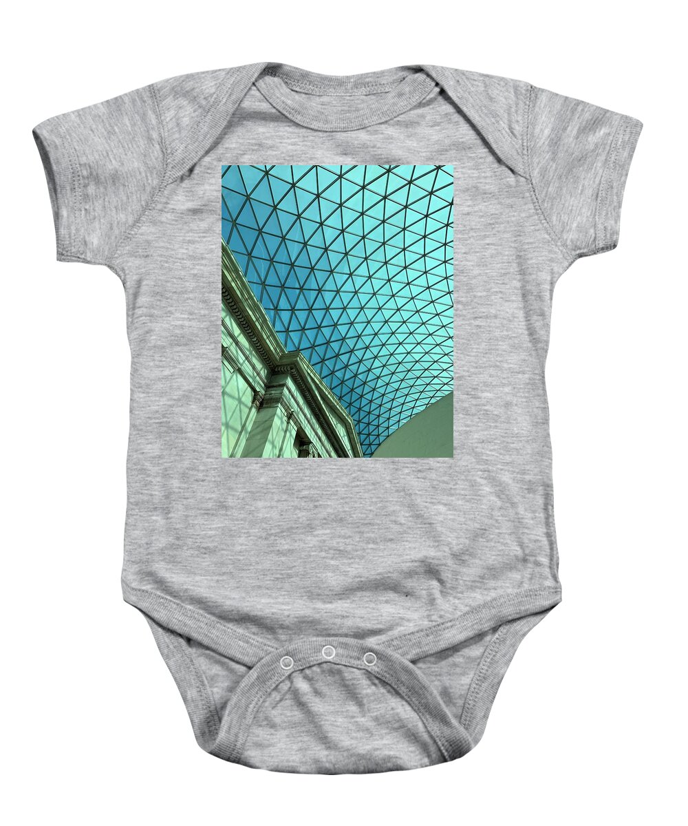 British Baby Onesie featuring the photograph British Museum by Terry M Olson