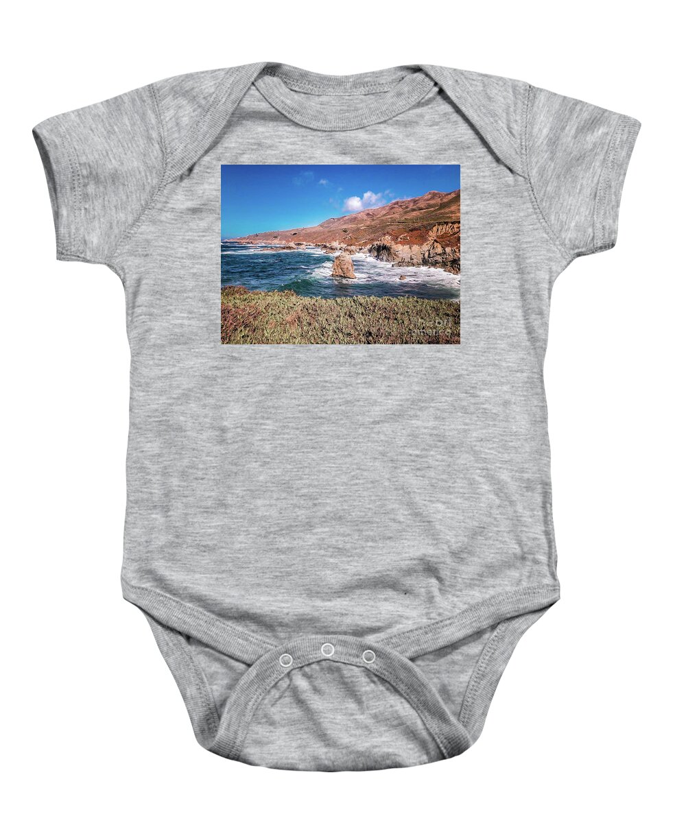 California Baby Onesie featuring the photograph California Coast by Colleen Kammerer