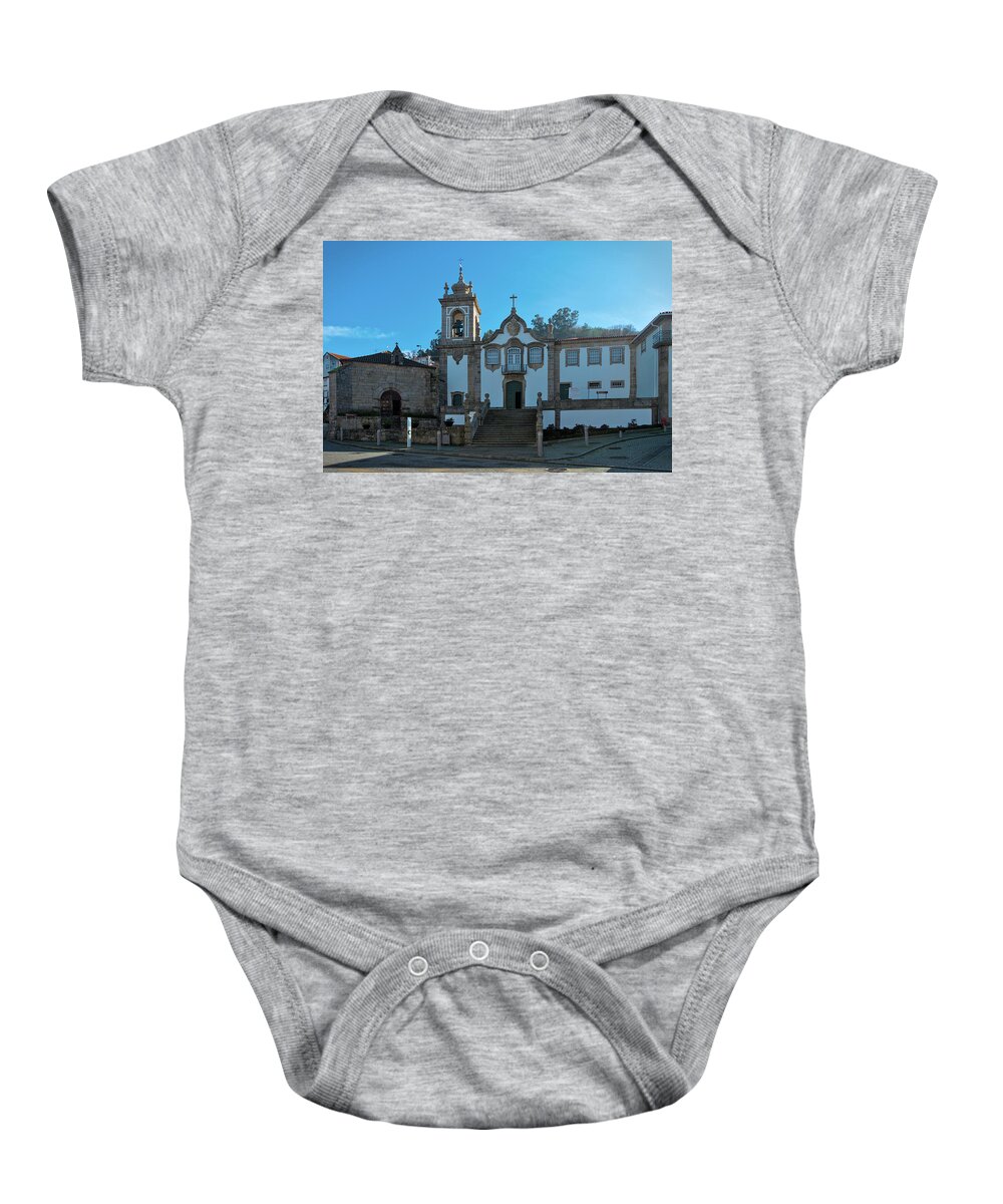 Seia Baby Onesie featuring the photograph Church of Misericordia in Seia by Angelo DeVal