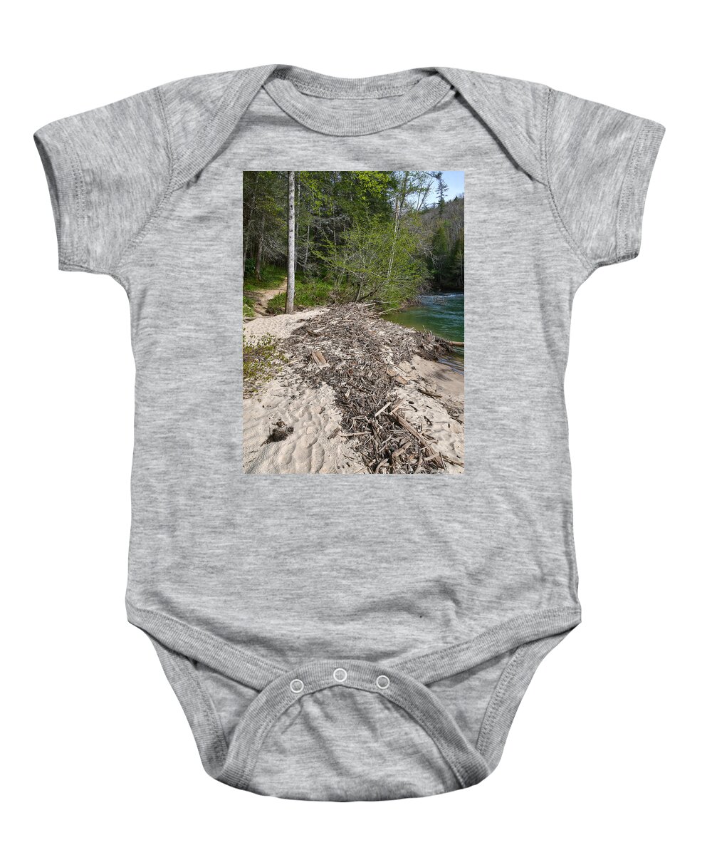 Tennessee Baby Onesie featuring the photograph Clear Creek At Obed 5 by Phil Perkins