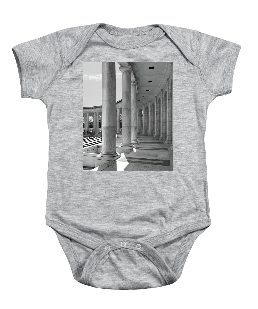 Columns Baby Onesie featuring the photograph Columns 2 by Mike McGlothlen