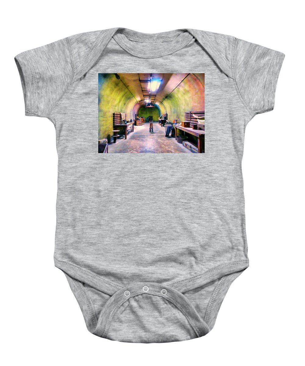 Countdown Baby Onesie featuring the photograph Countdown to the Apocalypse by Dominic Piperata