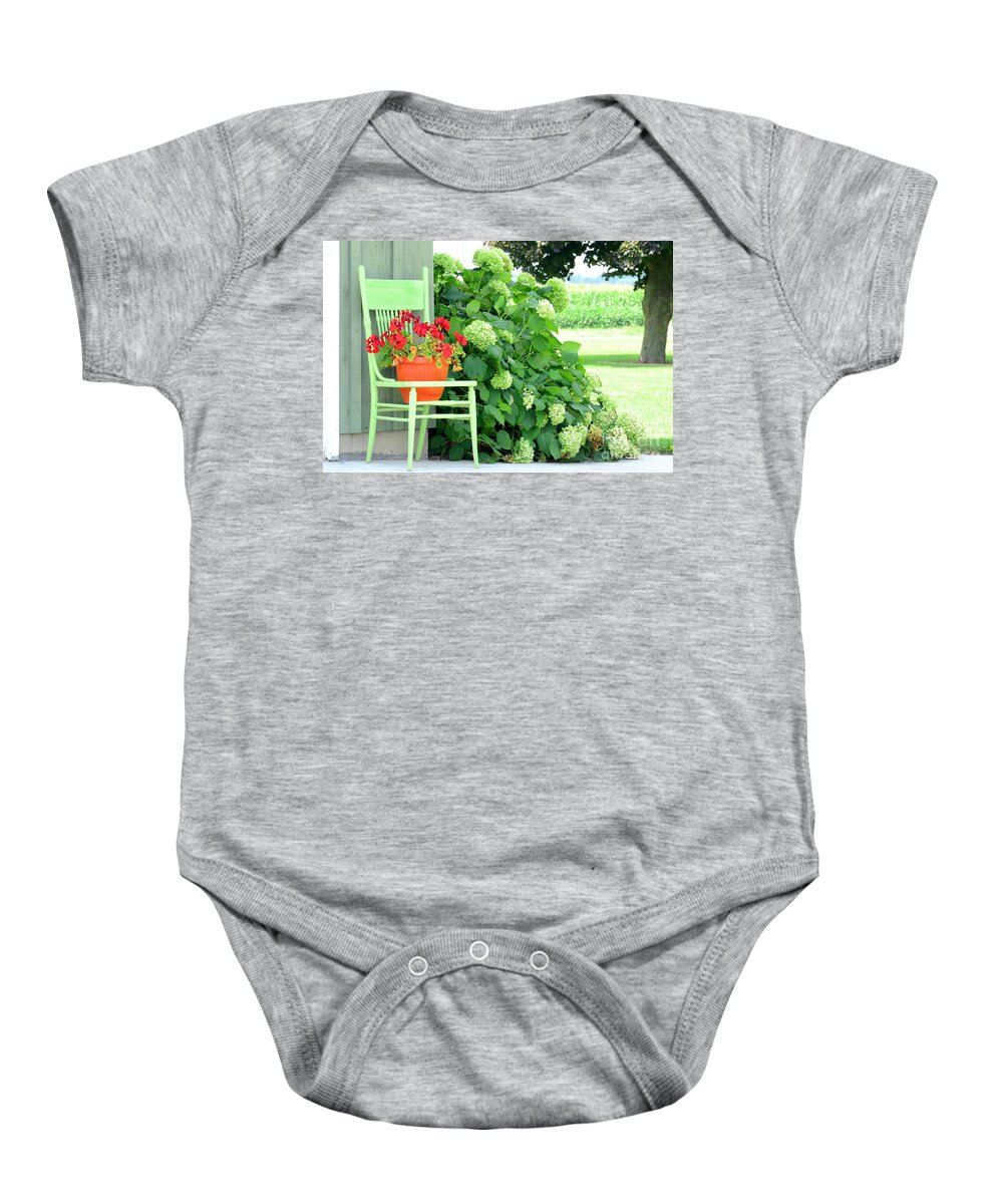 Country Life Living Baby Onesie featuring the photograph Country life by Action