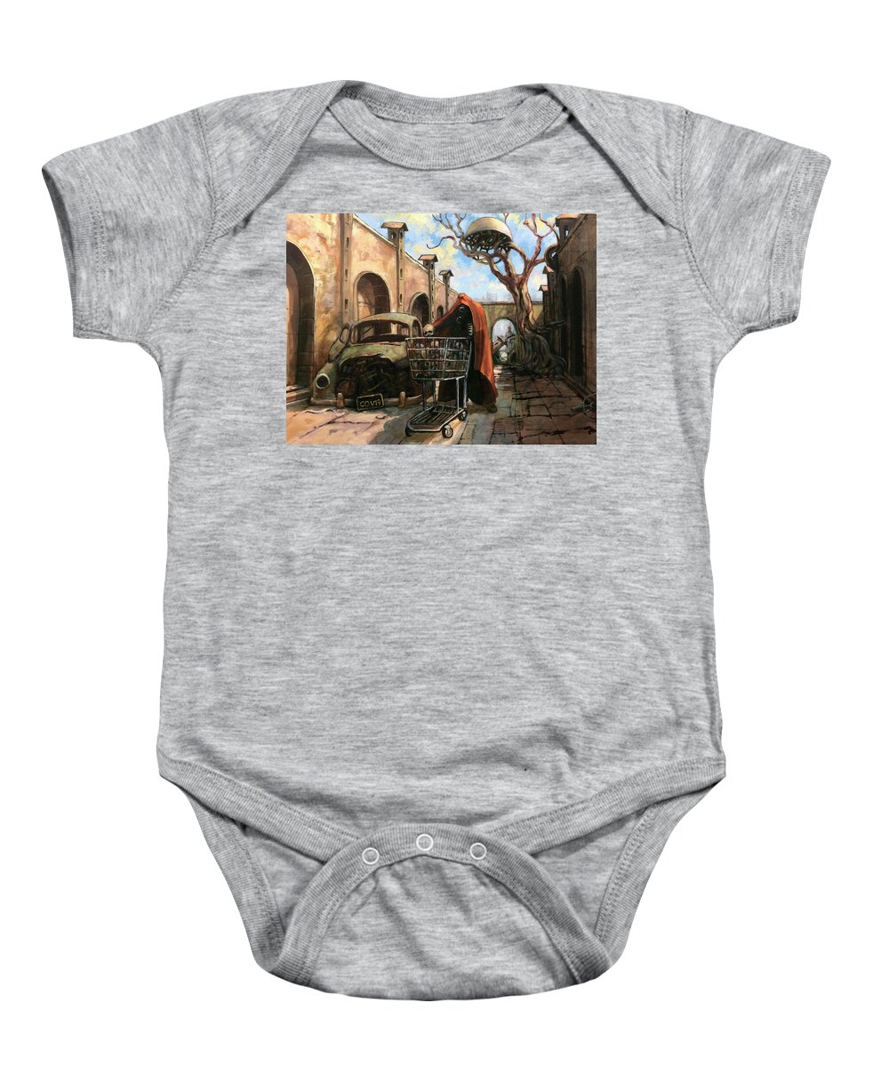 Easter Baby Onesie featuring the painting Cove Parade by William Stoneham