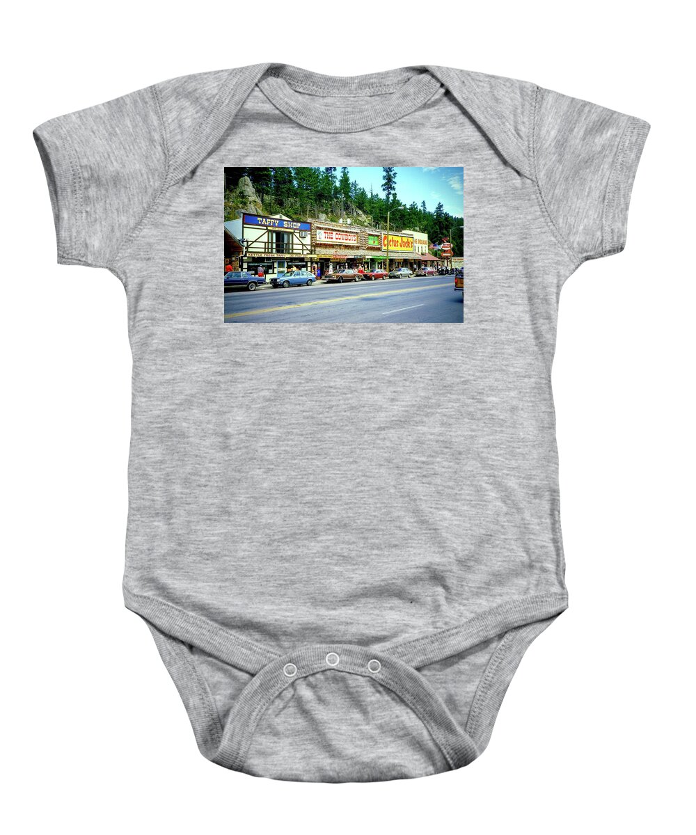 Baby Onesie featuring the photograph Keystone 1984 by Gordon James