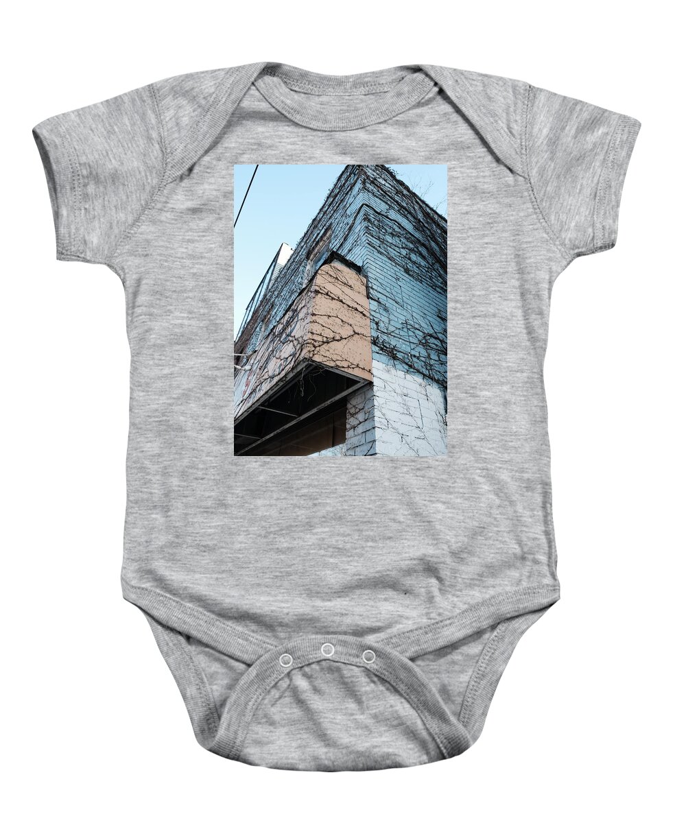 Storefront Baby Onesie featuring the photograph Creeper by Kreddible Trout