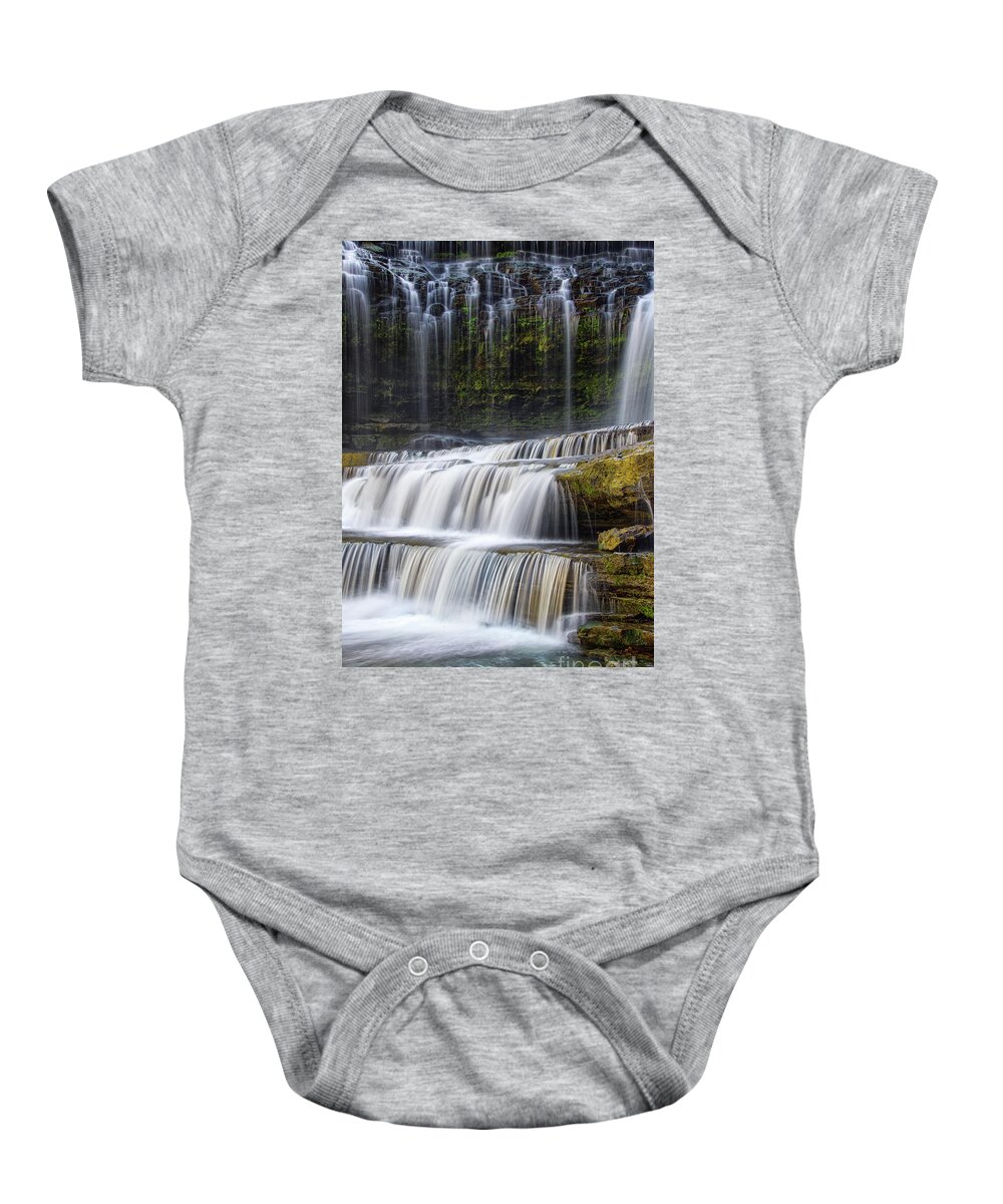 Cummins Falls State Park Baby Onesie featuring the photograph Cummins Falls 29 by Phil Perkins