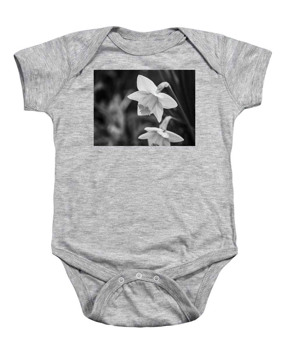 Narcissus Baby Onesie featuring the photograph Daffodils Horizontal by Todd Bannor