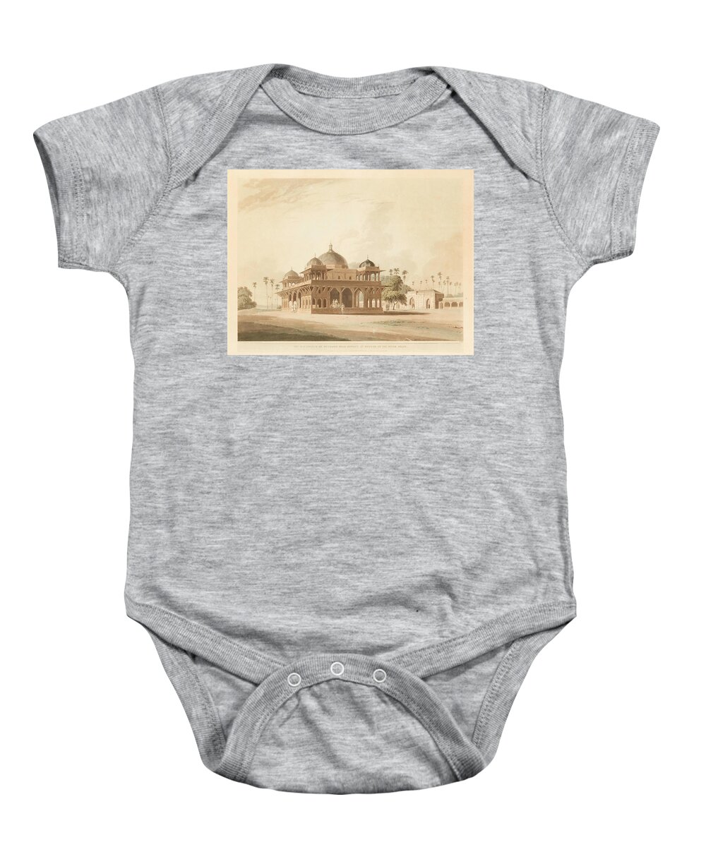 Daniell Baby Onesie featuring the painting Daniell by Artistic Rifki
