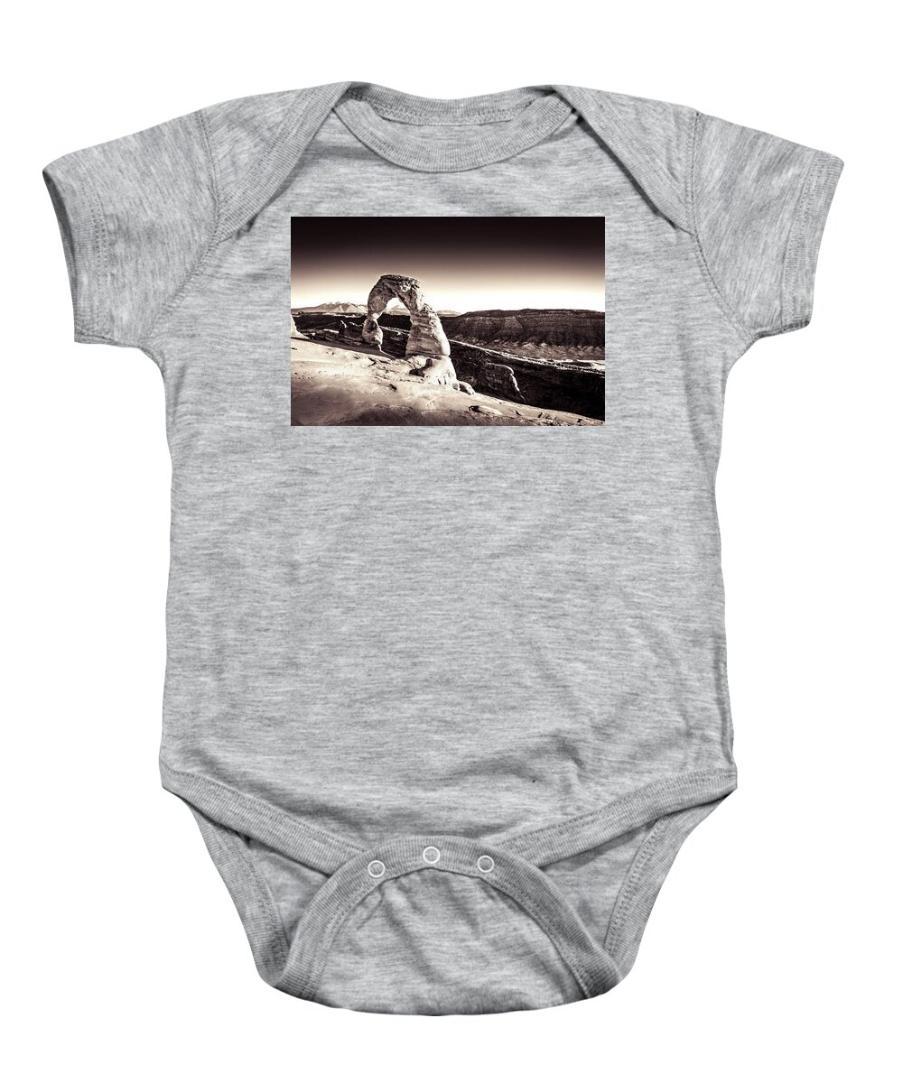 Utah Baby Onesie featuring the photograph Delicate Arch 1 by Mark Gomez