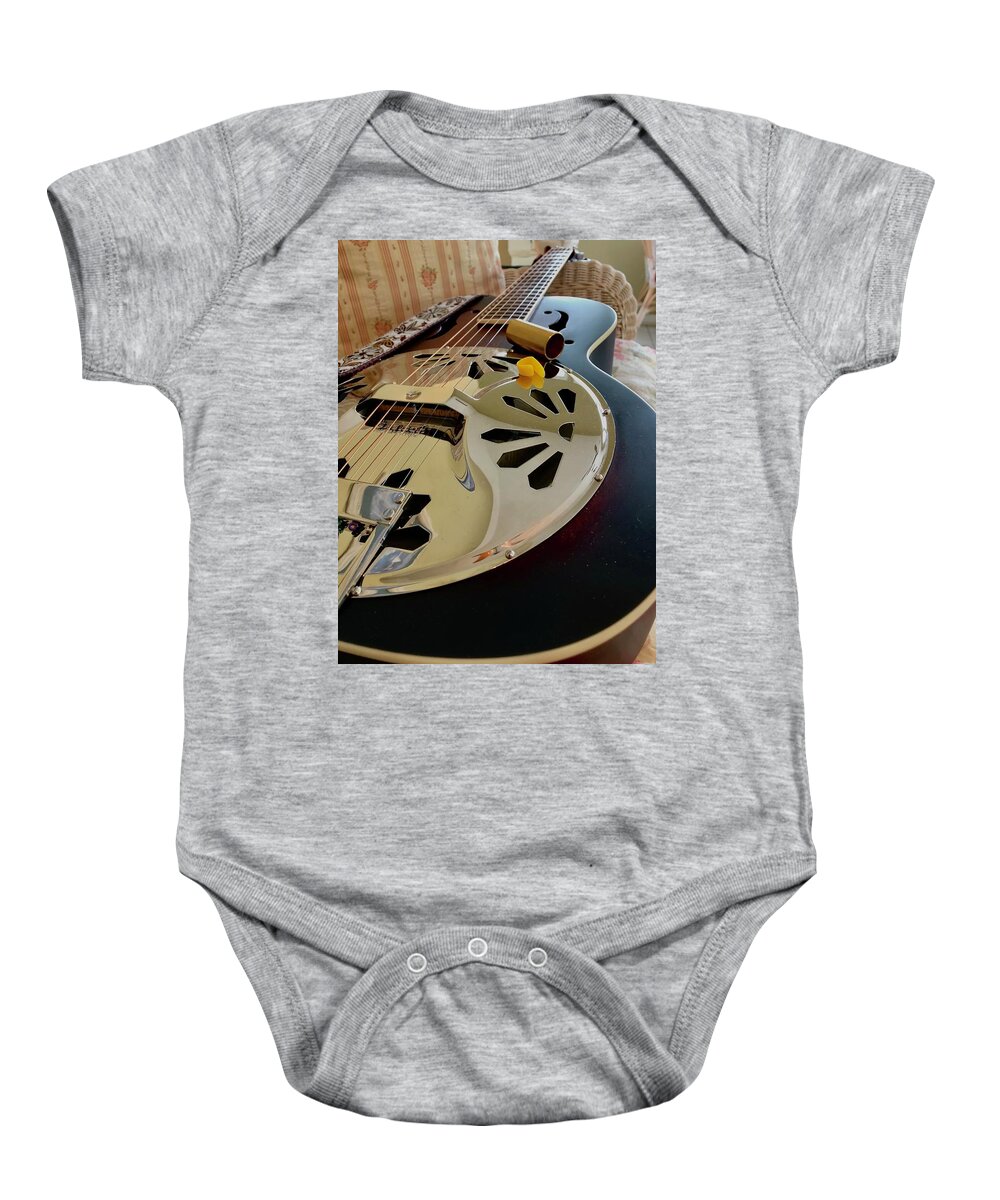 Delta Blues Baby Onesie featuring the photograph Delta Blues by Barry Jones