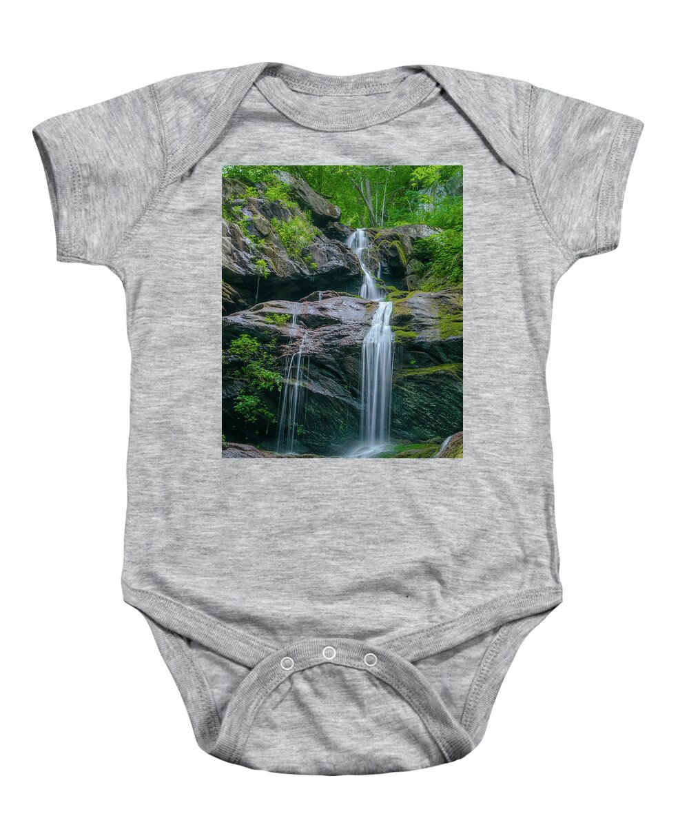 Waterfall Baby Onesie featuring the photograph Doyles Waterfall by Jeanne Jackson