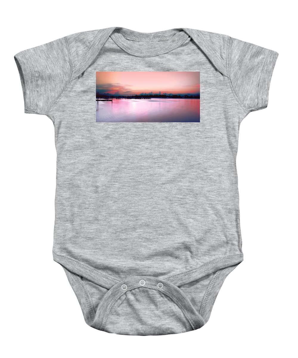 Sunset Baby Onesie featuring the photograph Dream State by Montez Kerr