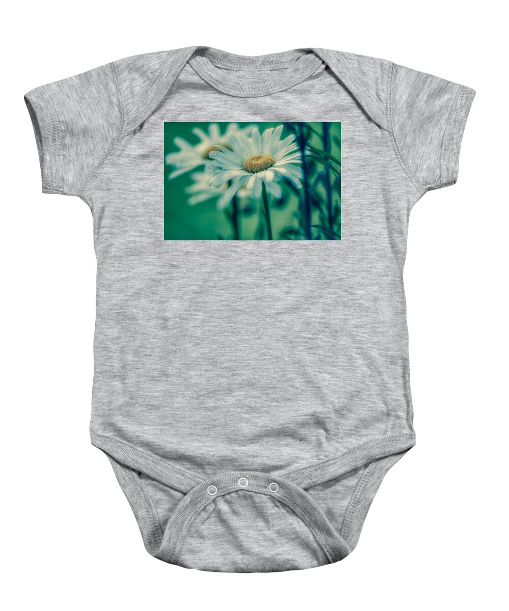 Nature Baby Onesie featuring the photograph Dreamy Daisies by Bonnie Bruno
