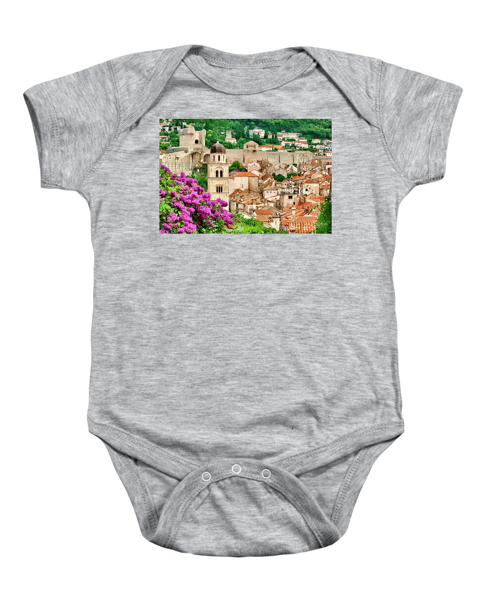 Dubrovnik Baby Onesie featuring the photograph Dubrovnik by GW Mireles